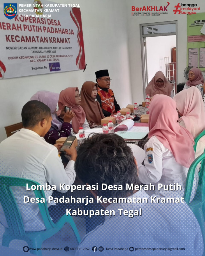 Penilaian Koperasi Desa/Kelurahan Merah Putih Terbaik Kabupaten Tegal