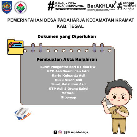 Persyaratan Pembuatan akta kelahiran